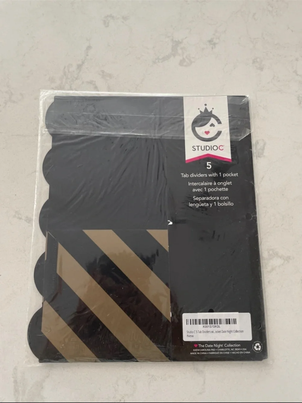 Studio C 5 Tab Dividers with 1 Pocket